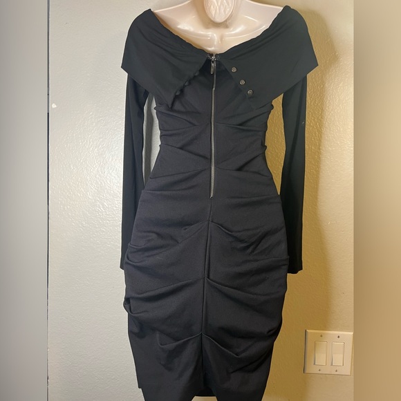 Nicole Miller Artelier Cali Ponte Dress Small - Picture 4 of 8